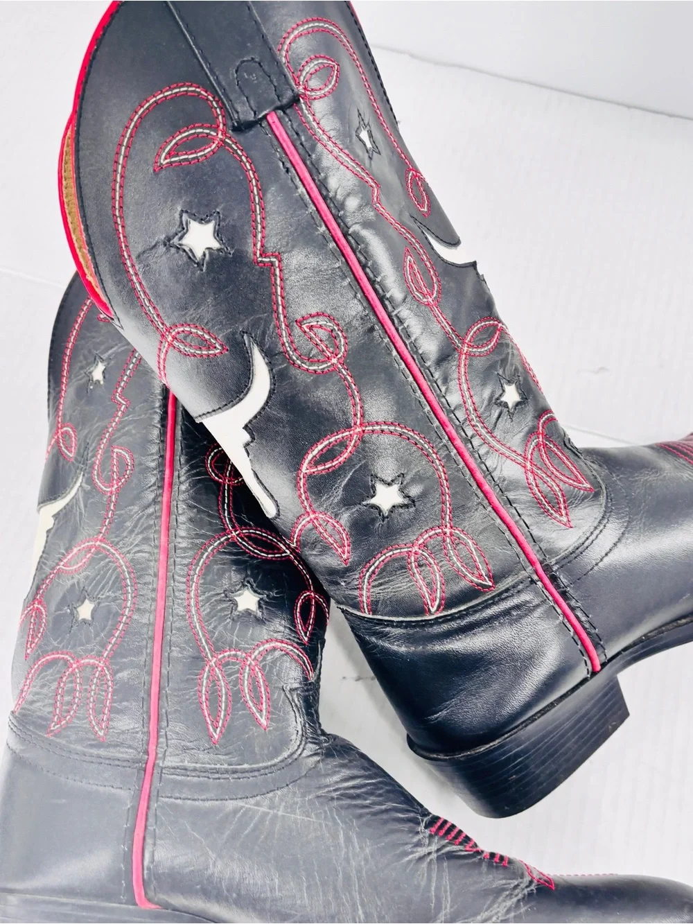 Justin Black - Size 4 Kid boots